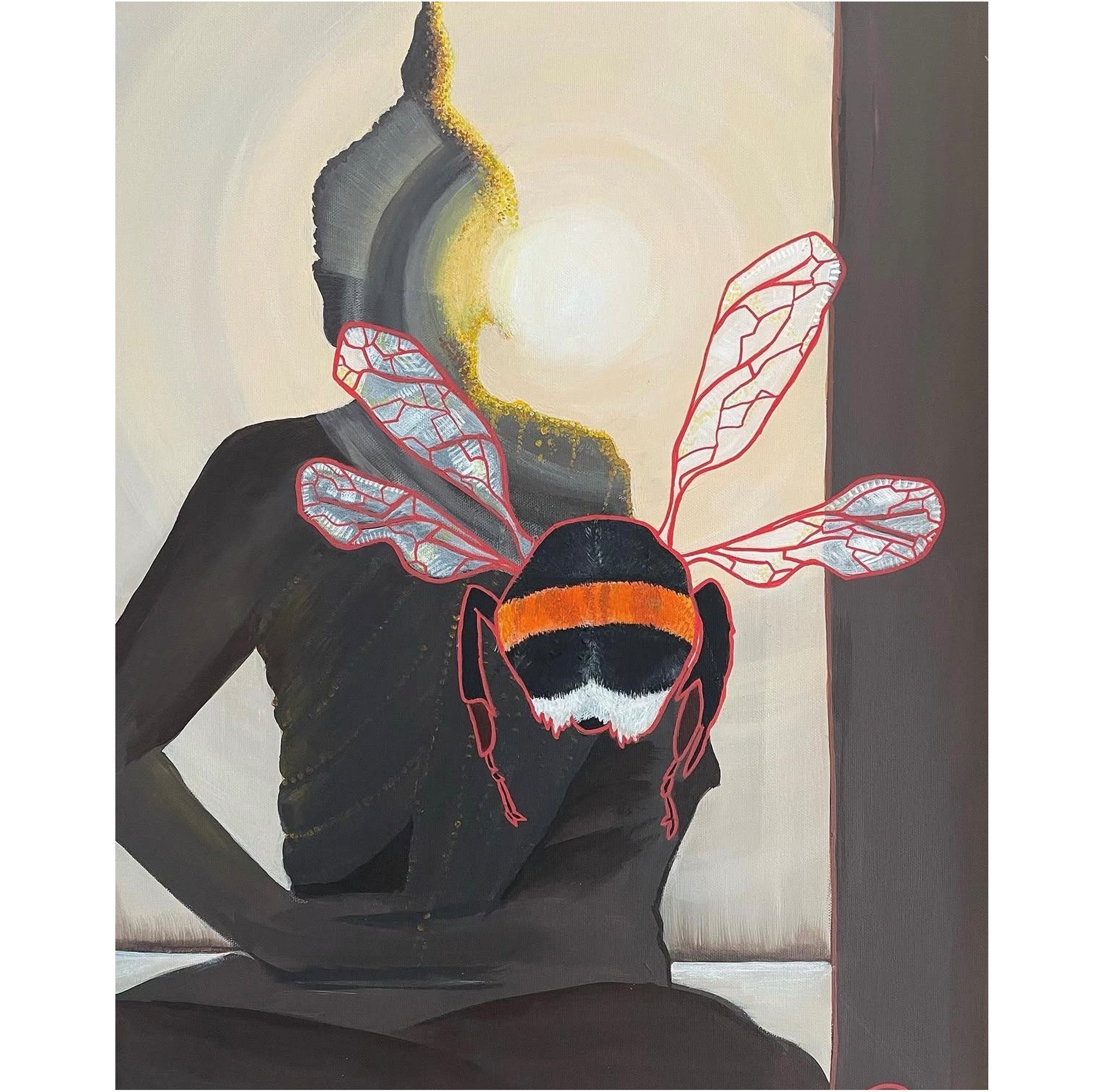 Original art - Bumblebee explorer by Malin Carlsson
