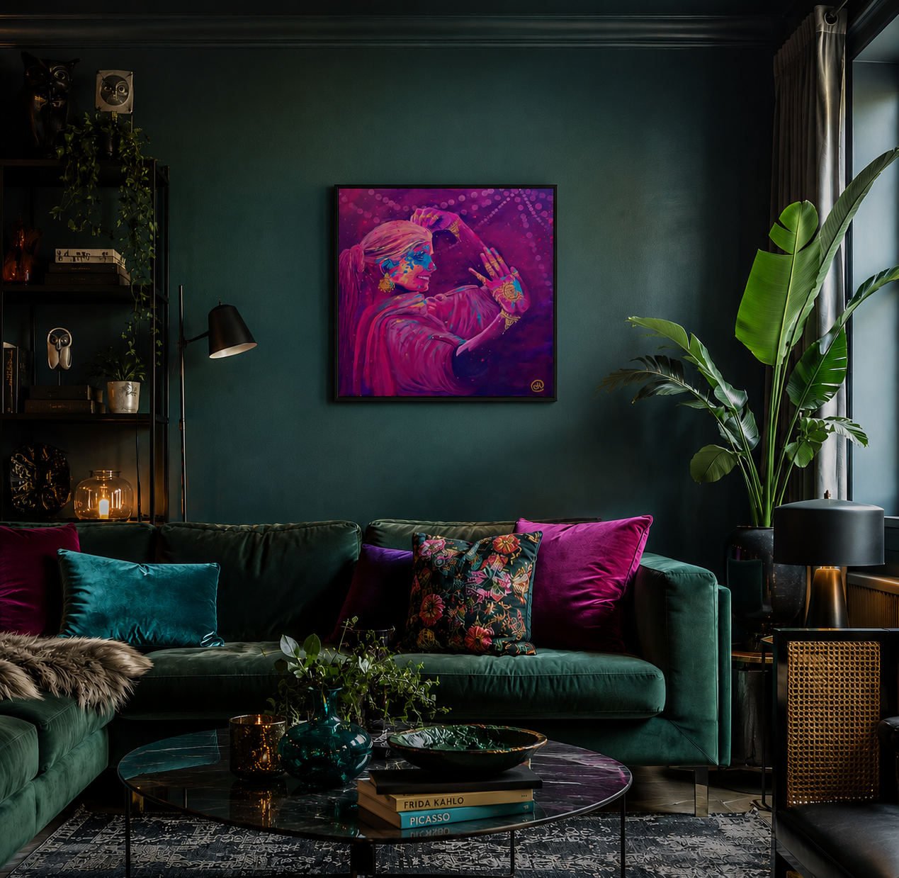 Original art - My boho self by Malin Carlsson