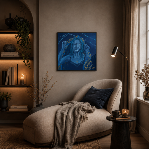 Original art - A quiet corner by Malin Carlsson