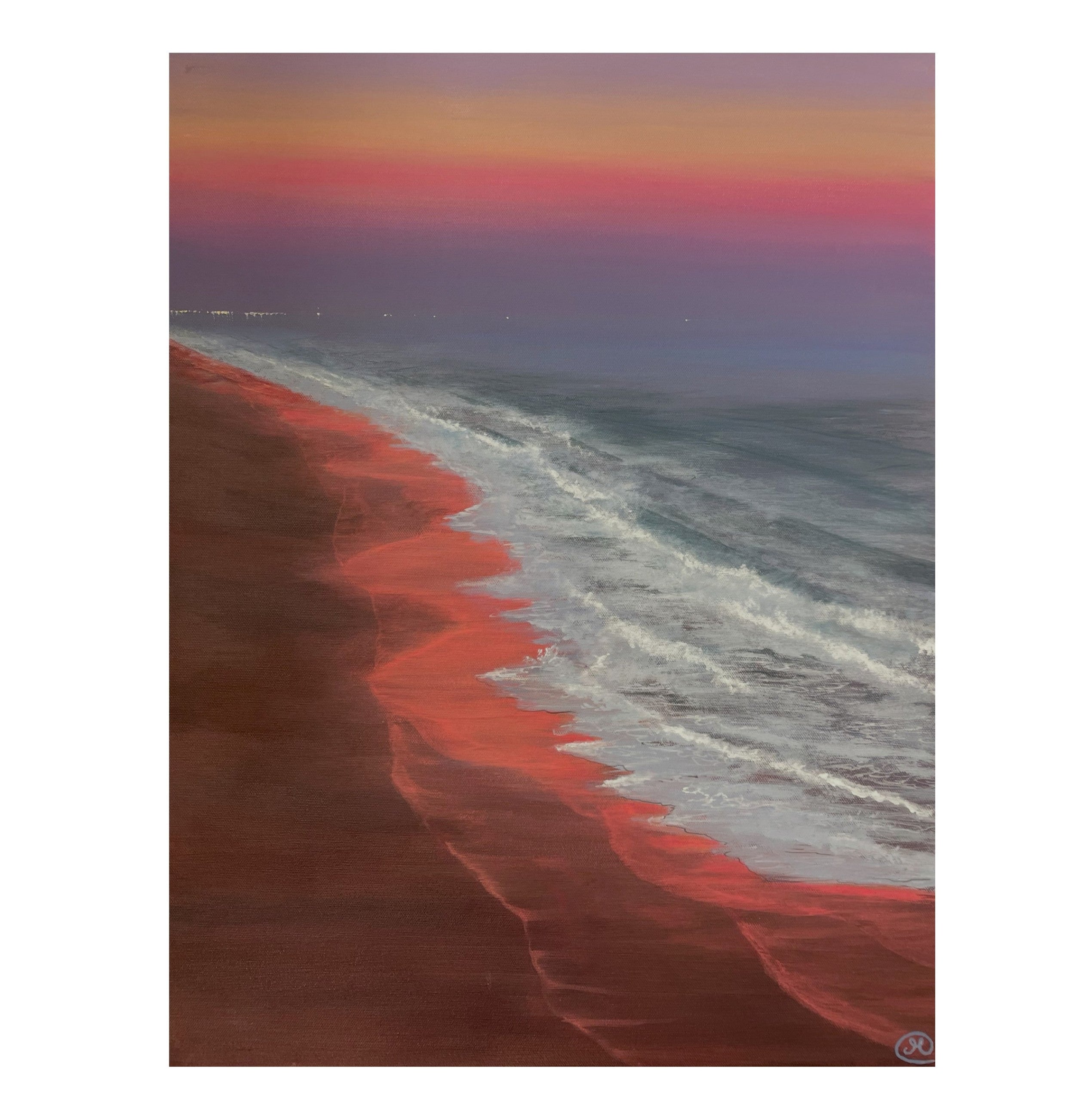 Original art - Dusk reflections by Malin Carlsson