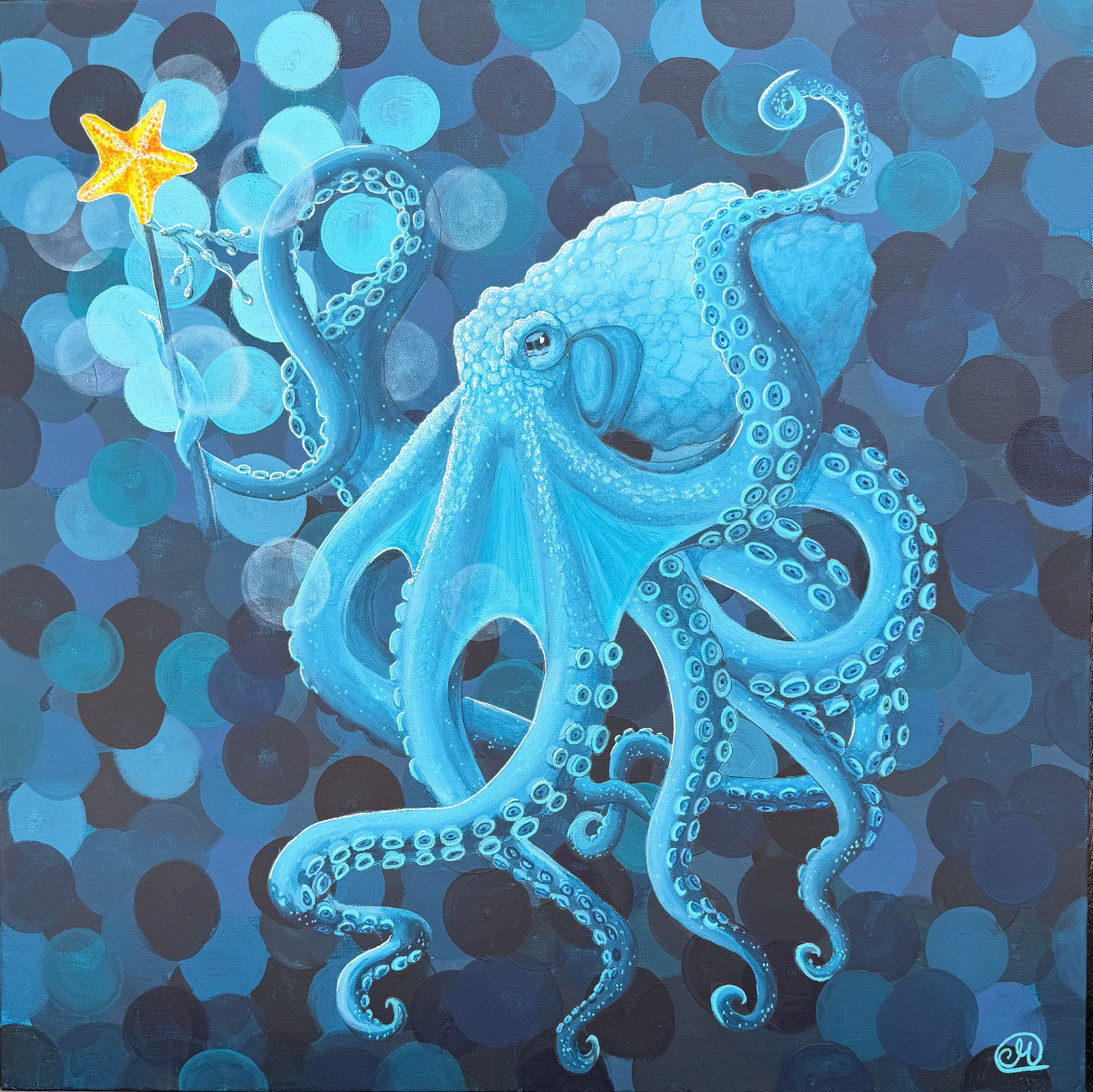 Original art - Hocus Octopocus - by Malin Carlsson
