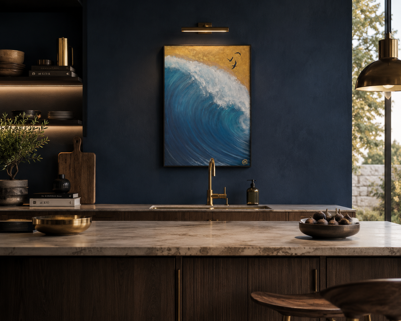 Original art - Wave by Malin Carlsson