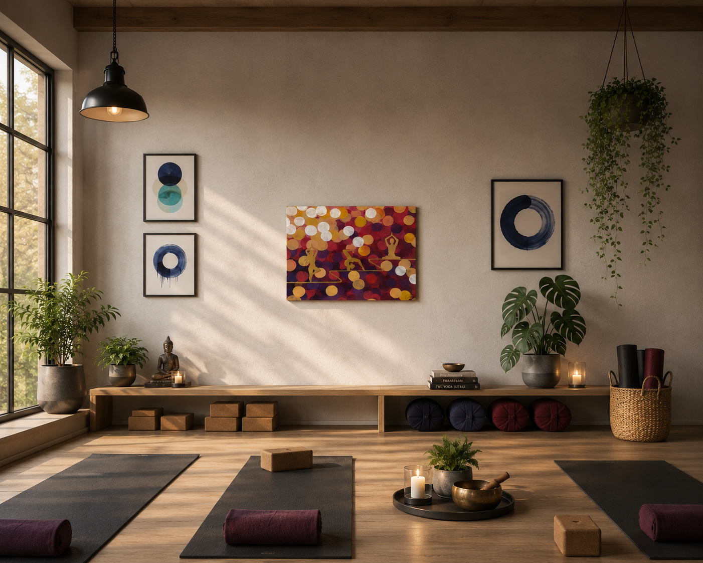 Original art - Yoga energy by Malin Carlsson