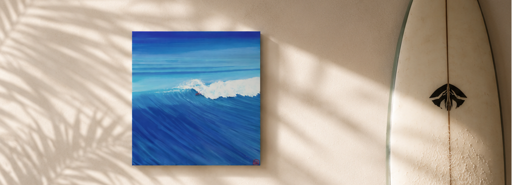 Original art - Waves by Malin Carlsson