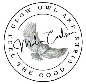 Glow Owl Art