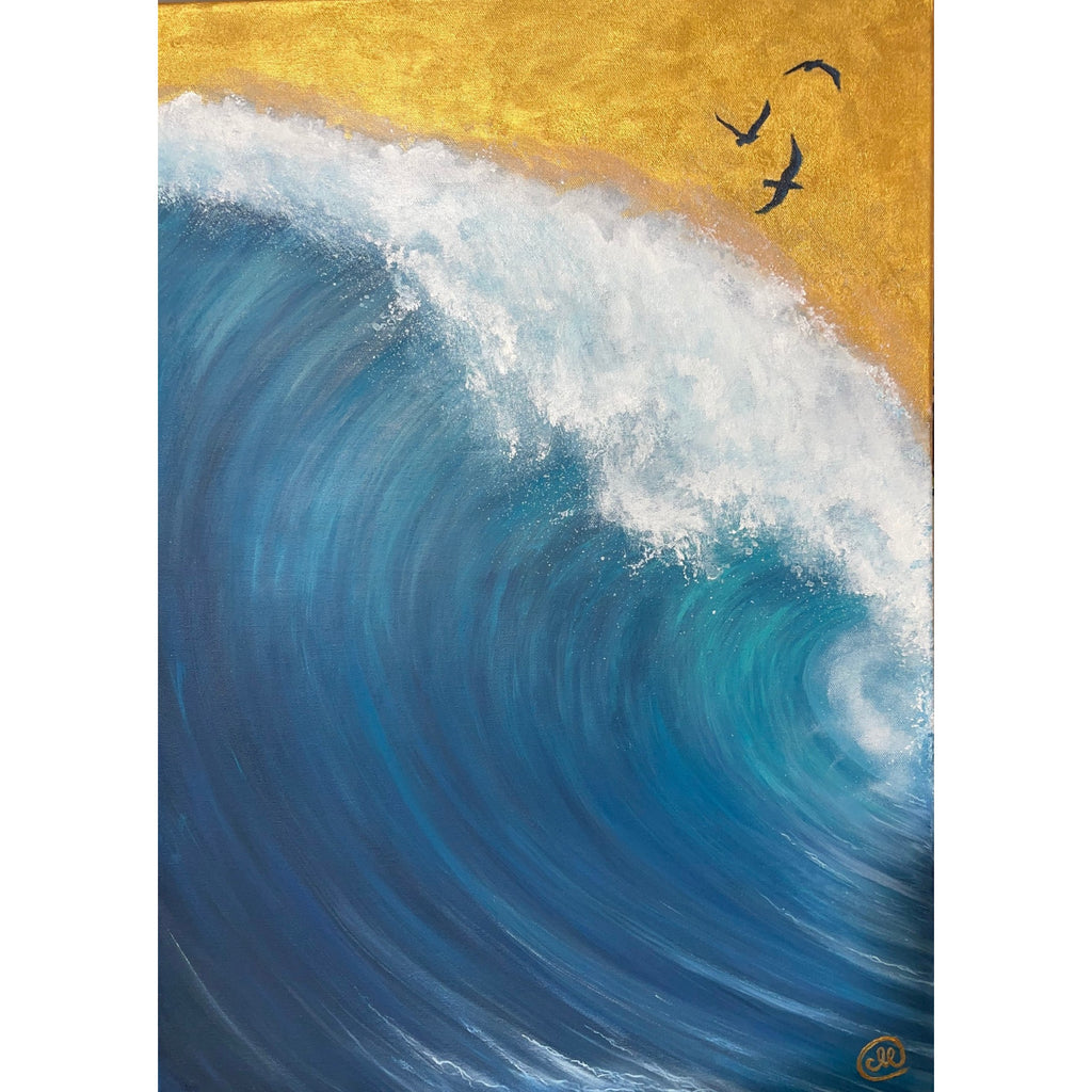 Original art - Wave by Malin Carlsson