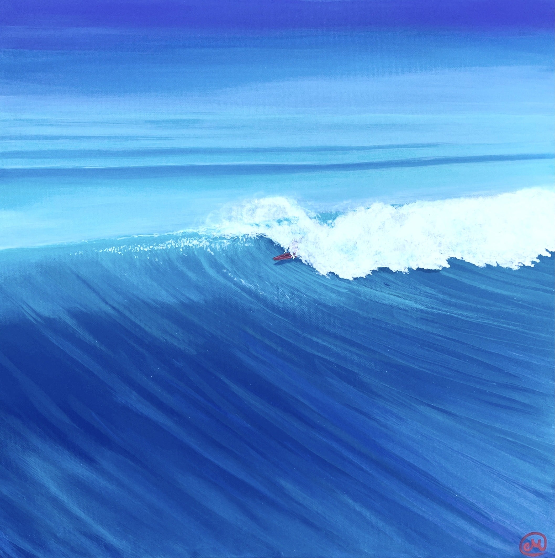 Original art - Waves by Malin Carlsson