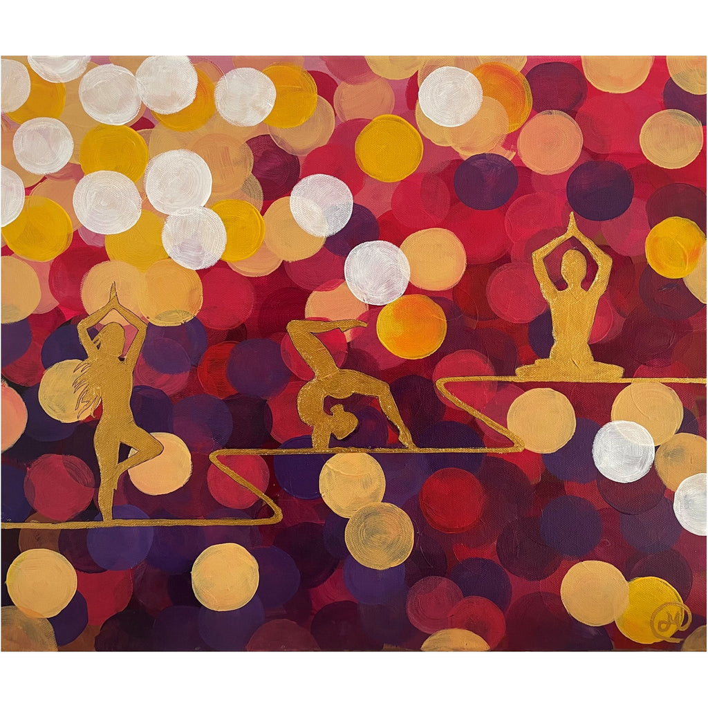 Original art - Yoga energy by Malin Carlsson