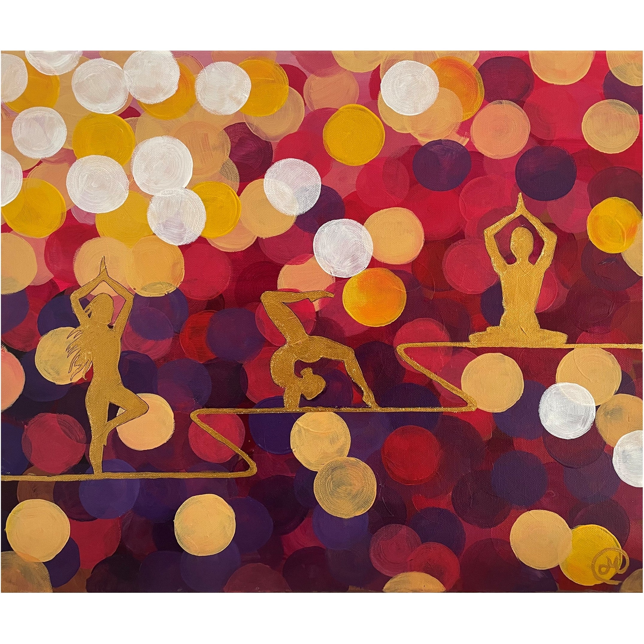 Original art - Yoga energy by Malin Carlsson